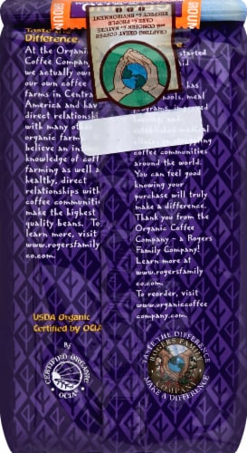 The Organic® Coffee Co. Decaf Gorilla Organic Ground Coffee Perspective: back