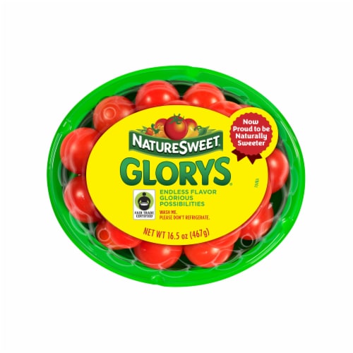 NatureSweet Glorys Fresh Ingredient Cherry Tomatoes Perspective: back
