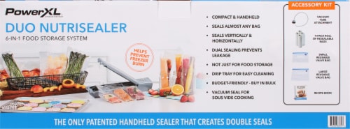 Spectrum Brands PowerXL Duo NutriSealer Vacuum Sealer, 1 ct - Smith's Food  and Drug