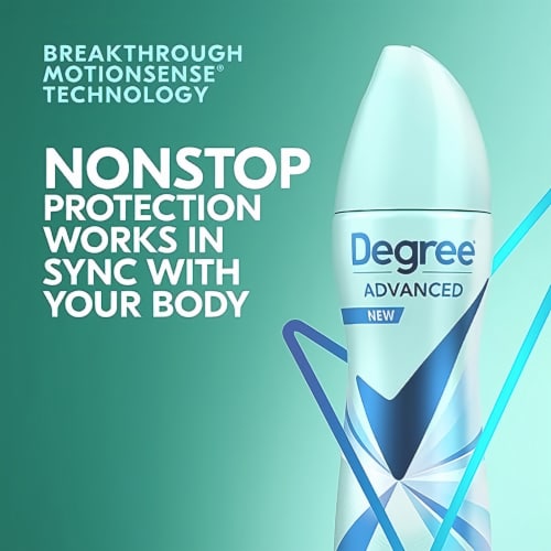 Degree Advanced Spray Antiperspirant Deodorant Shower Clean 3.8 oz (Pack of 20) Perspective: back