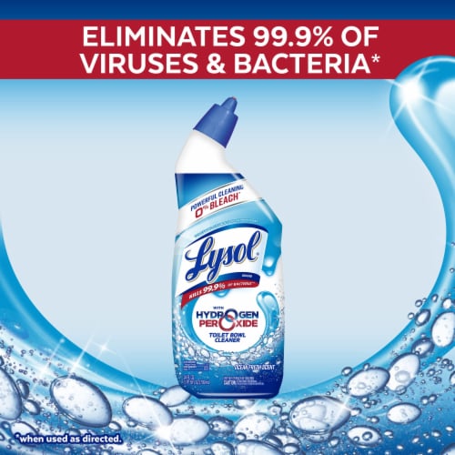 Lysol Hydrogen Peroxide Toilet Bowl Cleaner (Pack of 8) Perspective: back