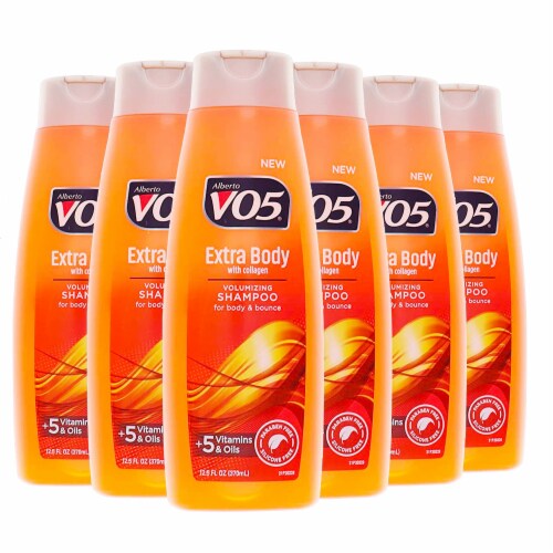 Alberto VO5 Shampoo, Extra Body, Volumizing, Bonus Size (Pack of 20) Perspective: back