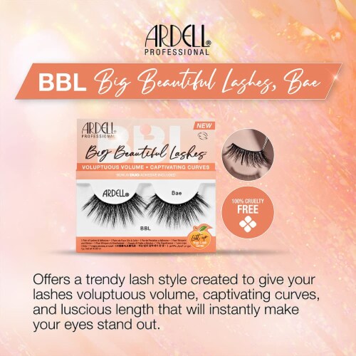 Ardell Big Beautiful Lashes Bae Eyelashes (Pack of 12) Perspective: back
