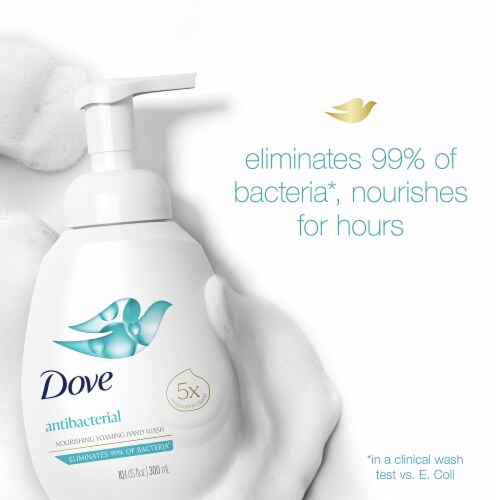 Dove Beauty Care & Protect Antibacterial Foaming Hand Wash - 10.1 Fl Oz (Pack of 10) Perspective: back