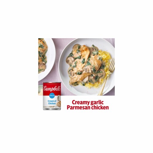 Campbell’s Condensed Unsalted Cream of Chicken Soup (Pack of 4) Perspective: back