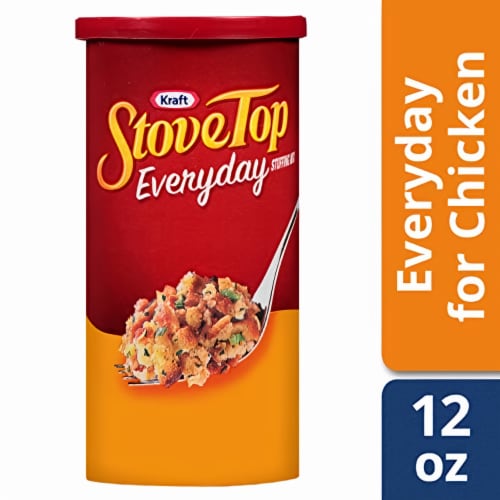Kraft Stove Top Everyday Chicken Stuffing Mix for Chicken (Pack of 6) Perspective: back