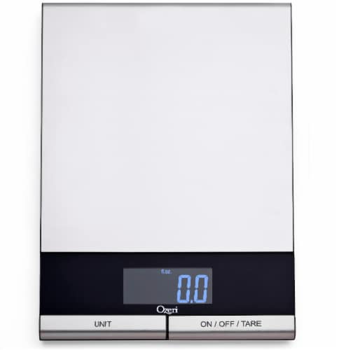 Ozeri Ultra Thin Professional Digital Kitchen Scale Perspective: back