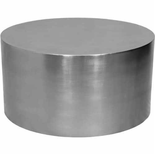 Meridian Furniture Cylinder End Table - Chrome Meridian Furniture Cylinder End Table - Chrome