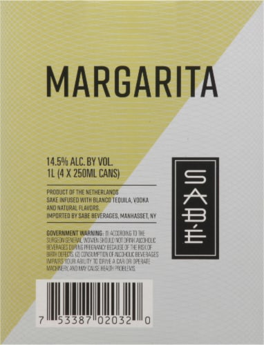 Sabe Sake Margarita Perspective: back