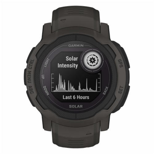 Garmin Instinct 2 Solar Smart Watch - Graphite Perspective: back
