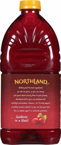 Northland® Cranberry 100% Juice Blend Perspective: back