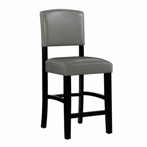 Linon monaco gray counter stool deals
