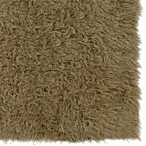 Linon 3A Flokati Hand Woven Wool 36 x 60 Rug in Mushroom Brown, 1 Kroger