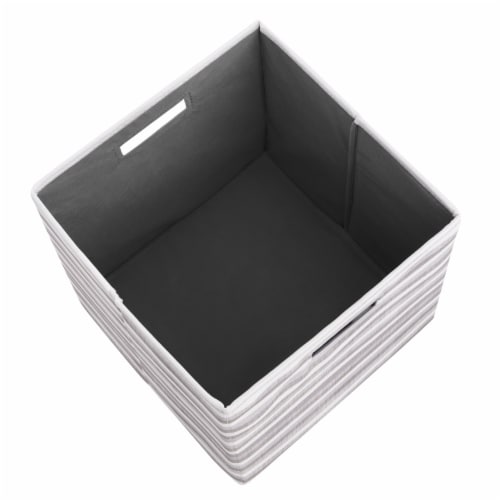 Galli Storage Bin Grey Stripe - Set Of Two Perspective: back