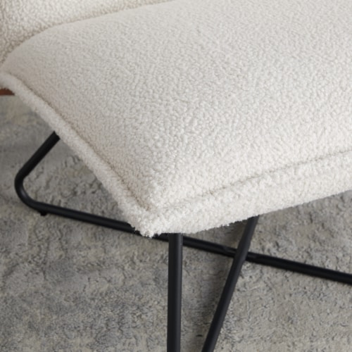 Linon, Kelvin Chair Sherpa Perspective: back