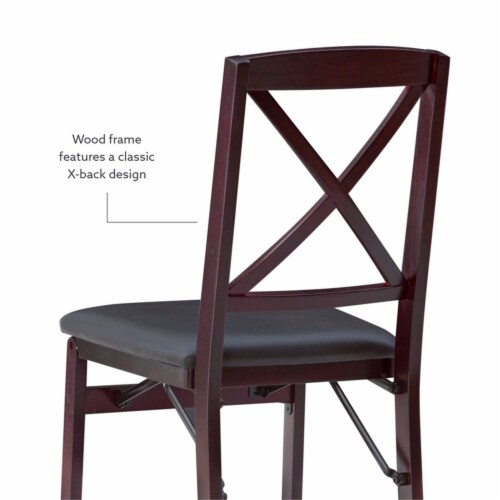 Linon triena x online back folding stool