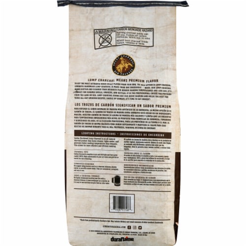 Cowboy® Southern Style Hardwood Lump Charcoal Perspective: back