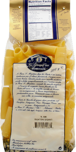 Guiseppe Cocco Rigatoni Gigante Pasta Perspective: back
