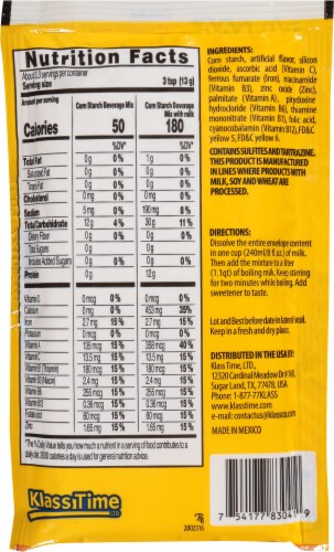 Klass® Atole Vanilla Drink Mix Perspective: back