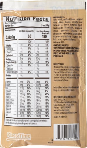 Klass® Atole Tradicional Walnut Flavored Drink Mix Perspective: back