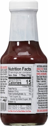 Bone Suckin'® Honey & Habanero Wing Sauce Perspective: back