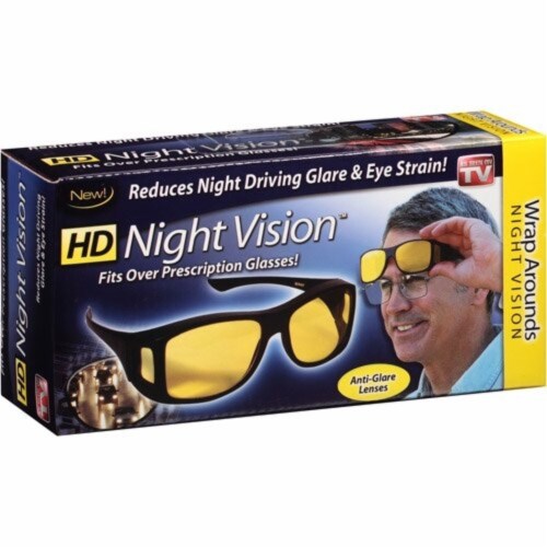 As Seen On TV HD Night Vision Wrap Around Glasses 1 Kroger