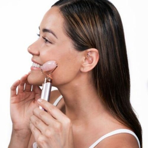 Finishing Touch® Contour Micro Vibrating Facial Roller & Massager Perspective: back
