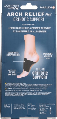 Copper Fit Health Arctic Relief Plus Orthopedic Support Perspective: back