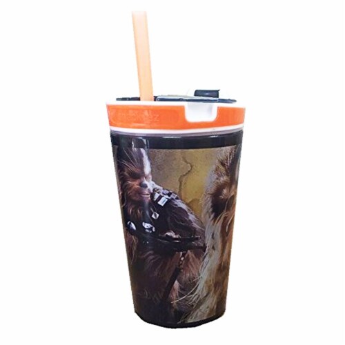 Snackeez Jr - 2-in-1 Snack & Drink Cup Star Wars 7 Movie Edition (Chewbacca) Perspective: back