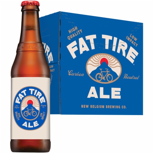 New Belgium Fat Tire Ale Craft Beer Perspective: back