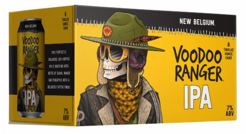 New Belgium Voodoo Ranger IPA Beer Perspective: back