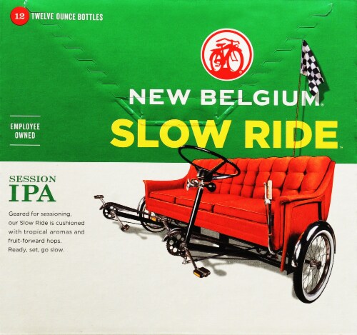 New Belgium Slow Ride Session IPA Beer Perspective: back
