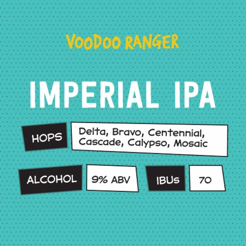 New Belgium Voodoo Ranger Imperial IPA Beer Perspective: back