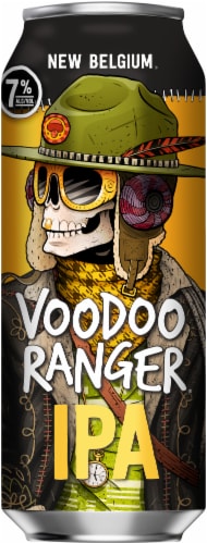 New Belgium Voodoo Ranger IPA Beer Perspective: back