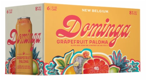 New Belgium Dominga Mimosa Sour Beer Perspective: back