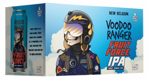 New Belgium Voodoo Ranger® Fruit Force™ IPA Beer Perspective: back