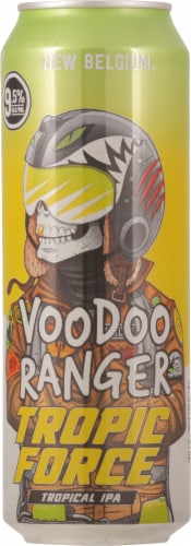 New Belgium Voodoo Ranger Tropic Force Tropical IPA Craft Beer Single Can Perspective: back