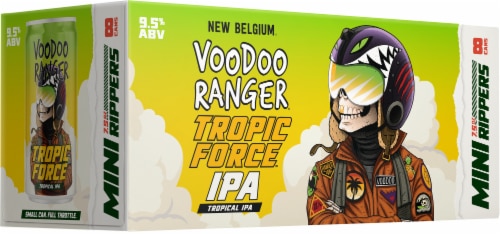 New Belgium Voodoo Ranger Tropic Force IPA Mini Rippers Craft Beer Perspective: back