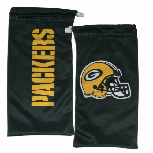 Green Bay Packers Wrap Sunglass and Bag Set Perspective: back