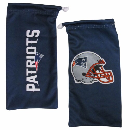 New England Patriots Wrap Sunglass and Bag Set Perspective: back