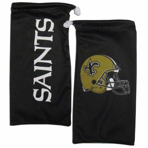New Orleans Saints Wrap Sunglasses and Bag Set Perspective: back