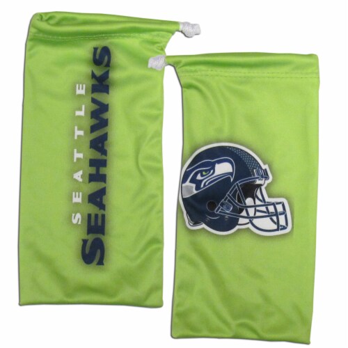 Seattle Seahawks Wrap Sunglasses and Bag Set Perspective: back