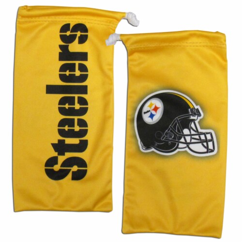 Pittsburgh Steelers Wrap Sunglasses and Bag Set Perspective: back