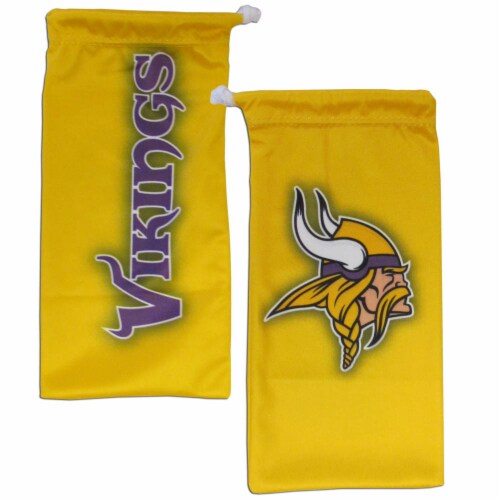 Minnesota Vikings Wrap Sunglasses and Bag Set Perspective: back