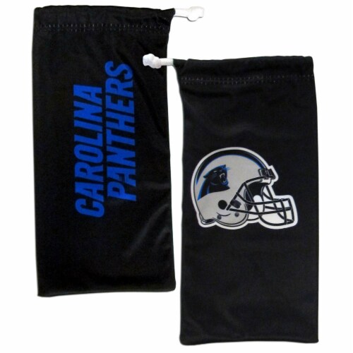 Carolina Panthers Wrap Sunglasses and Bag Set Perspective: back