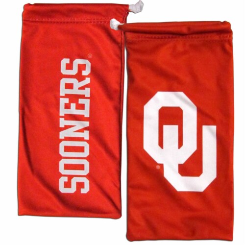 Oklahoma Sooners Wrap Sunglasses and Bag Set Perspective: back