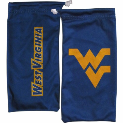 West Virginia Mountaineers Wrap Sunglasses and Bag Set Perspective: back