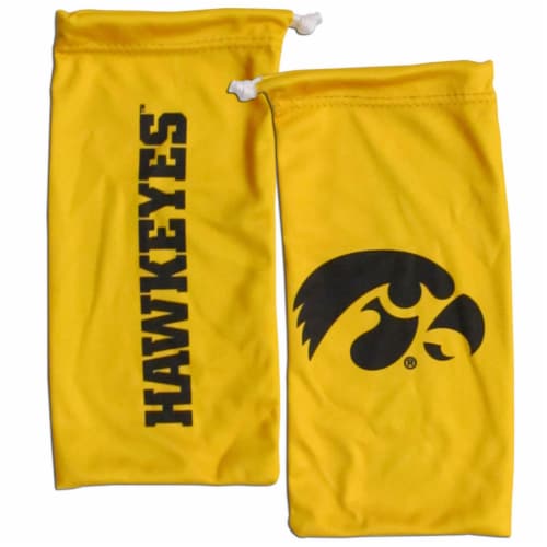 Iowa Hawkeyes Wrap Sunglasses and Bag Set Perspective: back