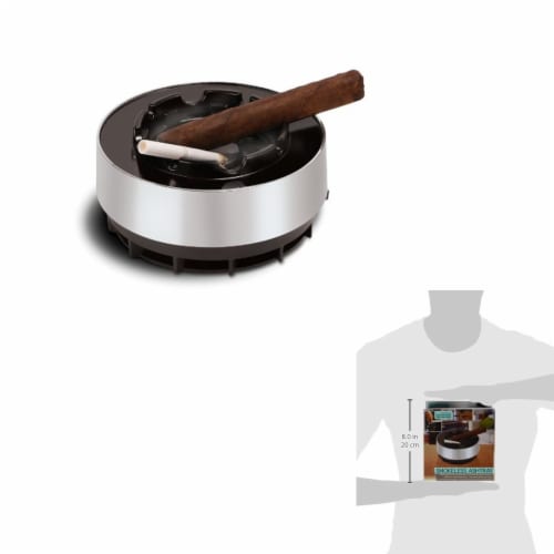 As Seen On TV Battery Operated Smokeless Ashtray Perspective: back