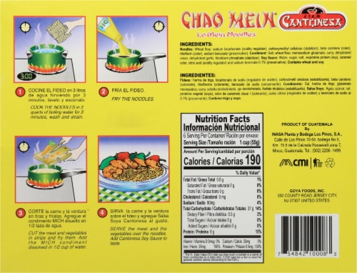 CANTONESA® Chao® Mein Noodles Perspective: back